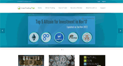 Desktop Screenshot of cointradingtips.com